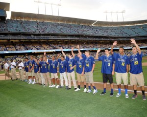 CHICAGO CUBS AT LOS ANGELES DODGERS