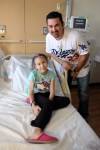 Adrian Gonzalez visits Childrens Hospital Los Angeles