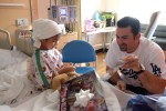 Adrian Gonzalez visits Childrens Hospital Los Angeles