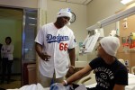 DODGERS YASIEL PUIG VISITS CHILDRENS HOSPITAL LOS ANGELES